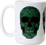 DOD Floral Skulls Mug