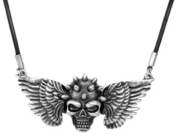 SKULL WINGS NECKLACE, DC/60