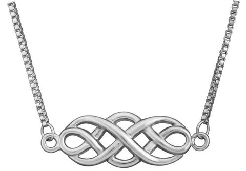 CELTIC UNITY KNOT NECKLACE 316L, C/60