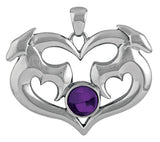 DRAGON HEART PENDANT 316L, C/60