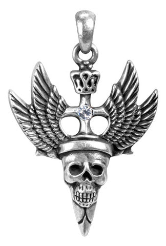 SKULL WITH WINGS PENDANT, C/30