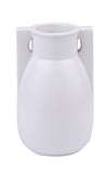 TECO 2 BUTTRESS VASE WHITE C/12