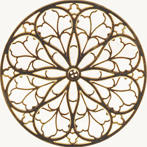 St. Patricks Cathedral Rose Window Ornament
