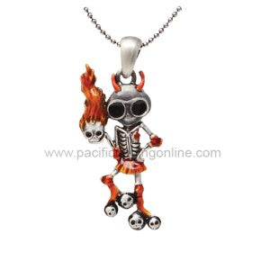 LA MUERTE LLAMEANTE NECKLACE,