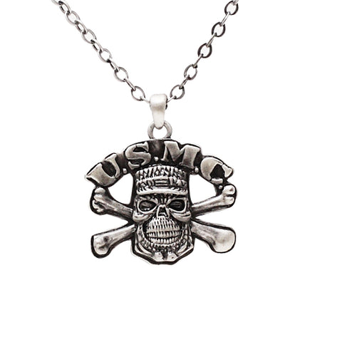 Marine Skull Necklace