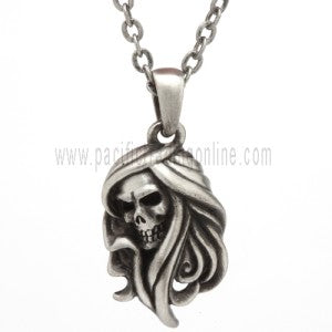 REAPER SKULL NECKLACE, C/60